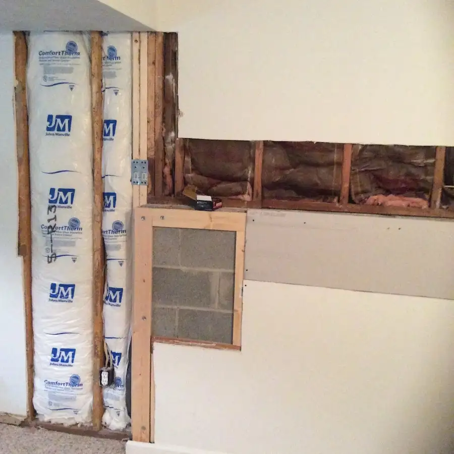 Wall insulation replacement during Structural Drying in Wauchula